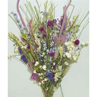 Dried Flower Blue Bouquet Garden Bunch